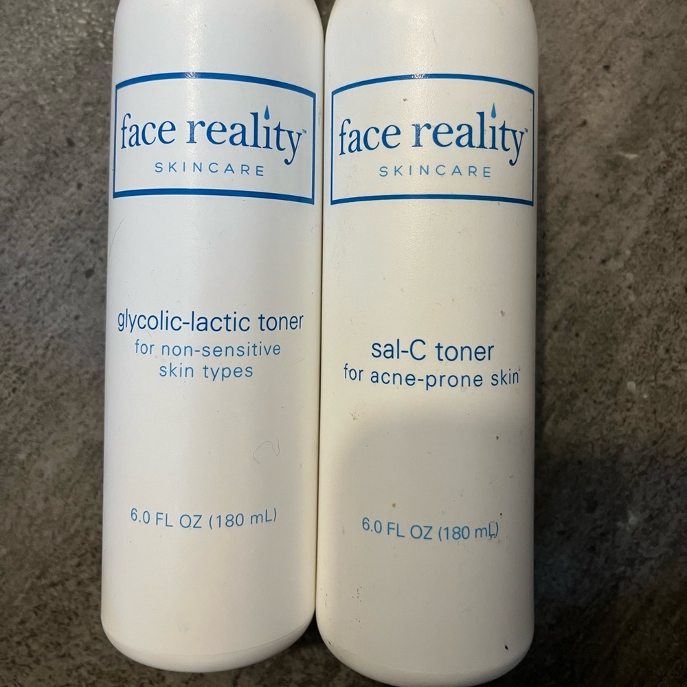 brand new set of face reality toners unopened